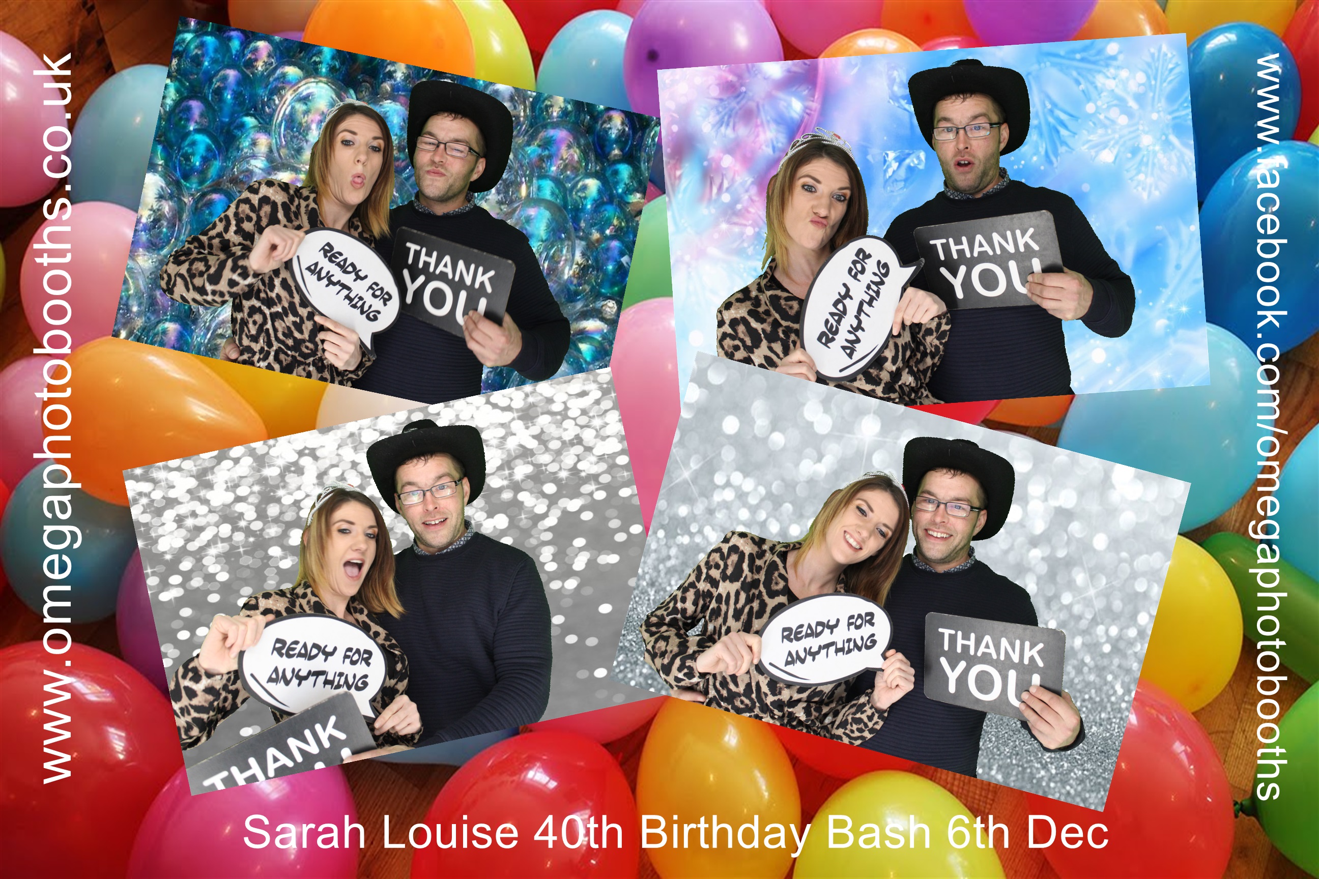 Sarah Louise 40th  | View more photos from the event at gallery.omegaphotobooths.co.uk/u/Omega-Photobooths/Sarah-Louise-40th